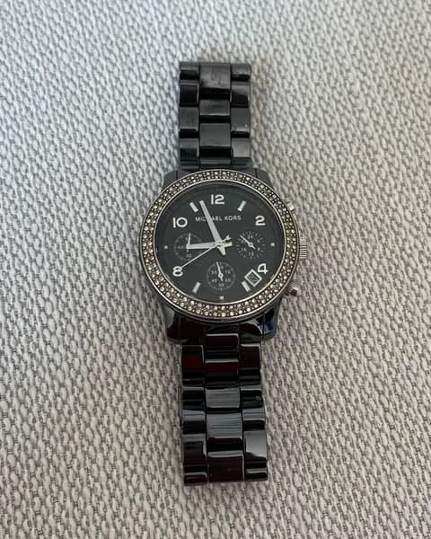 Ceramic Black Watch