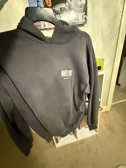 White fox hoodie