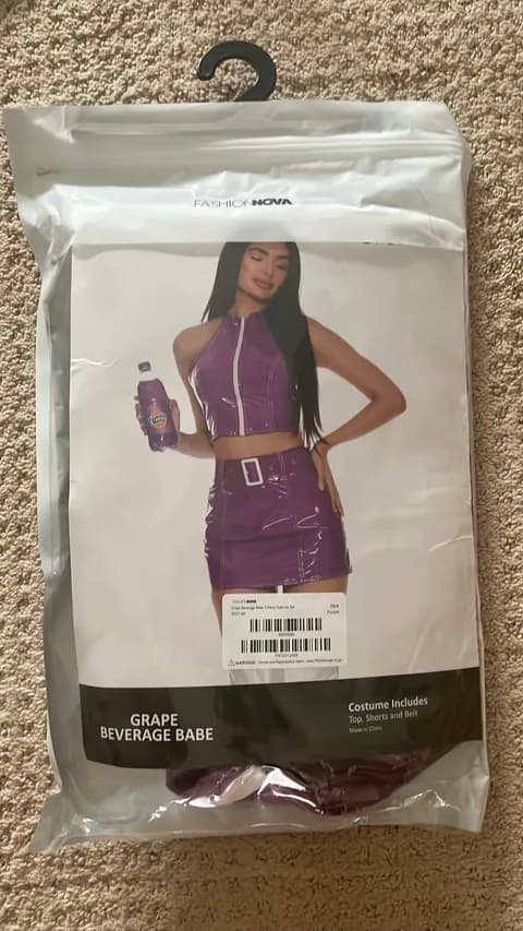 Purple Fanta Girl Costume
