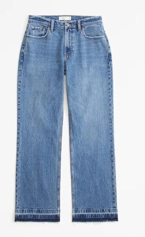 Abercrombie curve love low rise baggy Jeans
