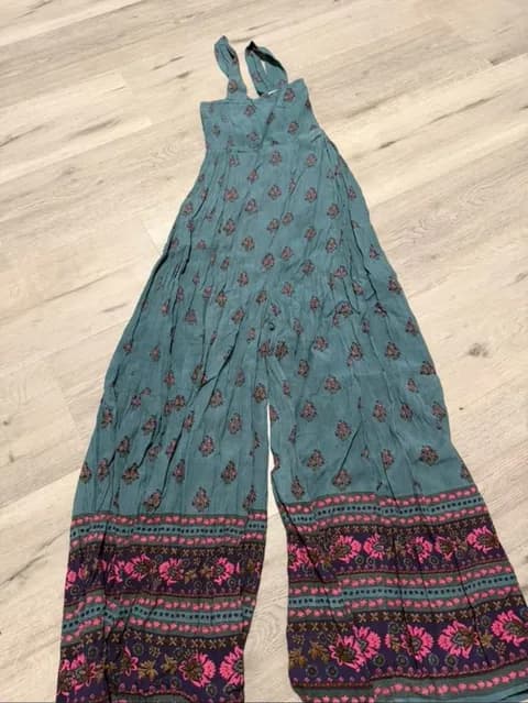 Natural Life Jumpsuit Wide-Leg Floral