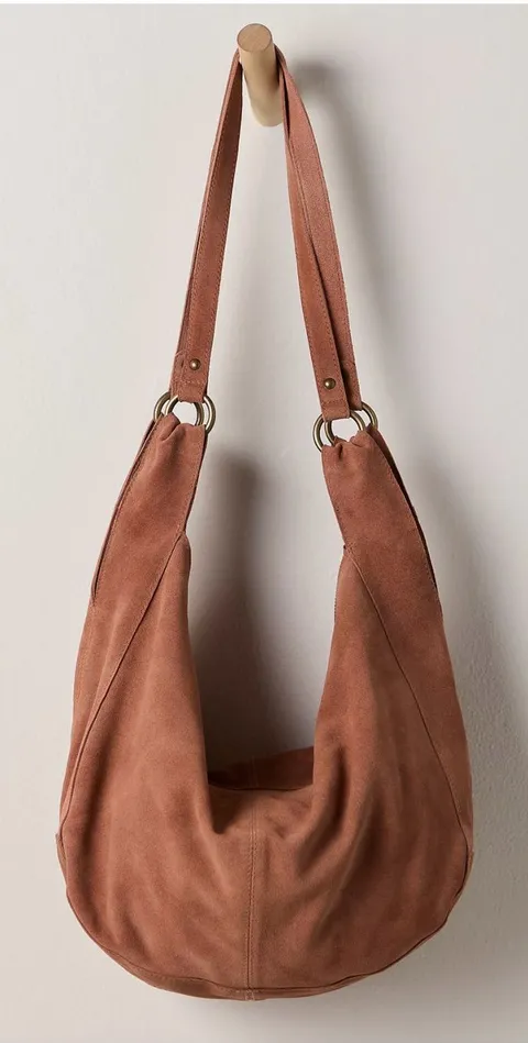 Free People Roma Suede Tote Bag