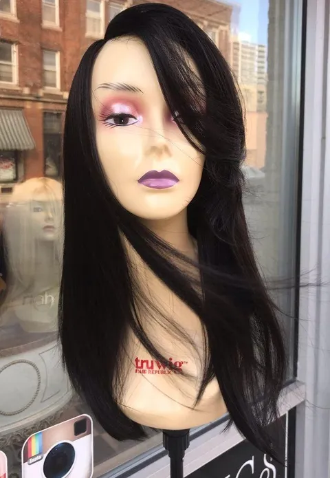 New sidePart wig human hair Blende 2020 Wig