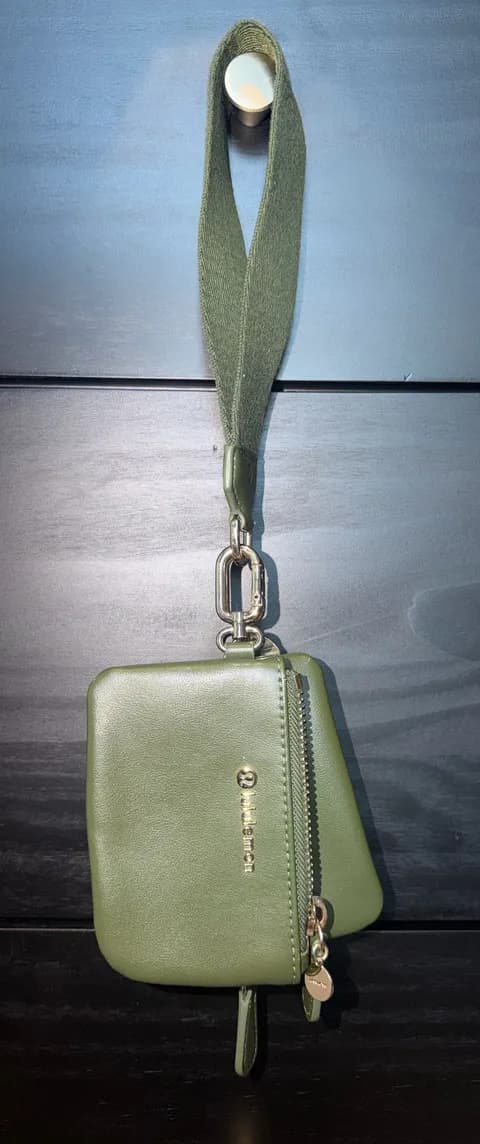 Lululemon Leather Dual Pouch Wristlet Wallet