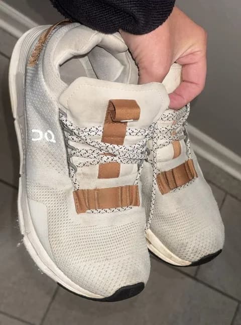 On cloud running shoes