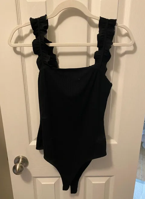 black bodysuit
