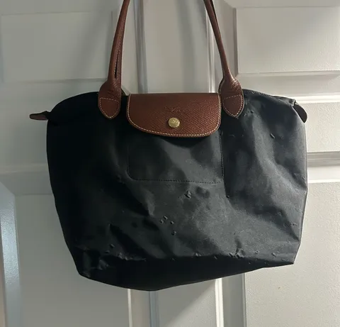 Longchamp Le Pliage Tote Medium Bag Black