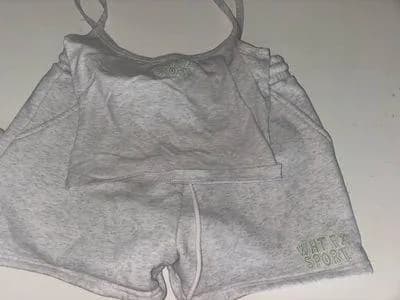 White fox sweat set