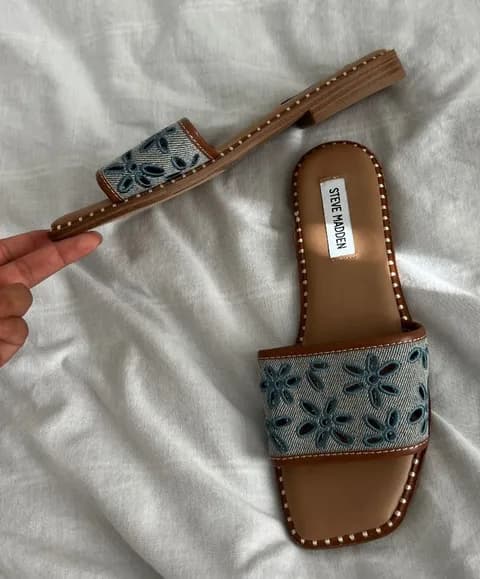 Steve Madden blue sandal