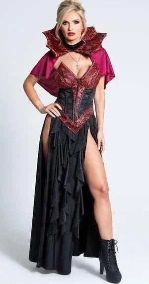 NEW Roma Sexy Blood Lusting Vampire Costume Size Small Black