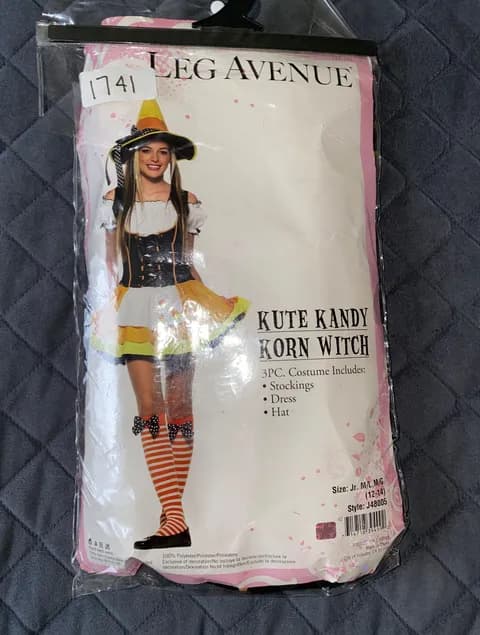 Candy Corn Witch Costume