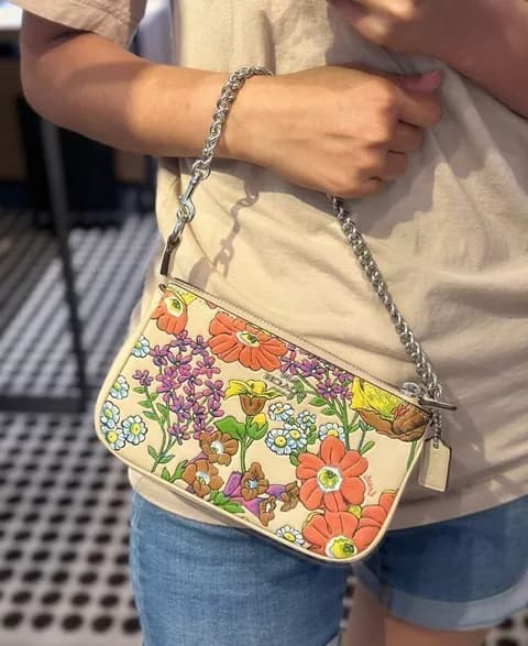 NWT Coach Nolita 19 With Floral Print