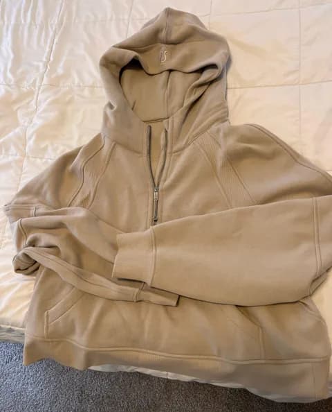 brand new scuba half zip hoodie