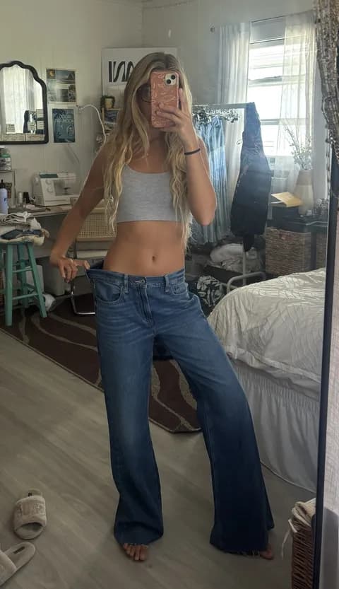 Dark Wash Flare Jeans
