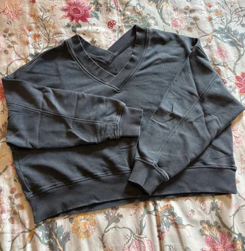 Aerie V-Neck Sweatshirt