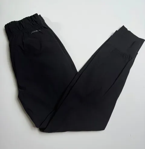 Eddie Bauer Women's Black Active Outdoor Hiking Jogger Pants Zipper Pockets
