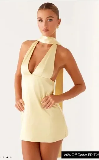Yellow Peppermayo Dress Mini