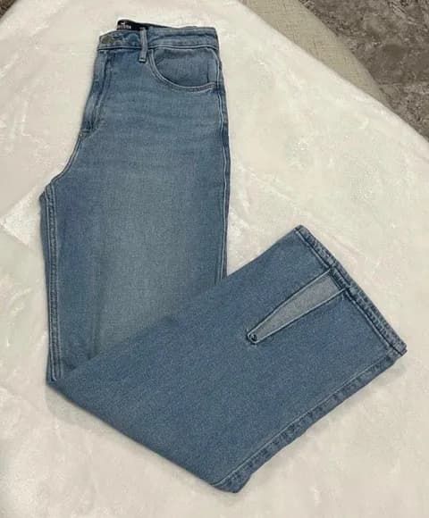 High Waisted Straight Leg Jeans