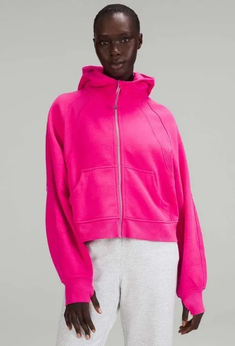 Lululemon Sonic Pink Full-Zip Scuba