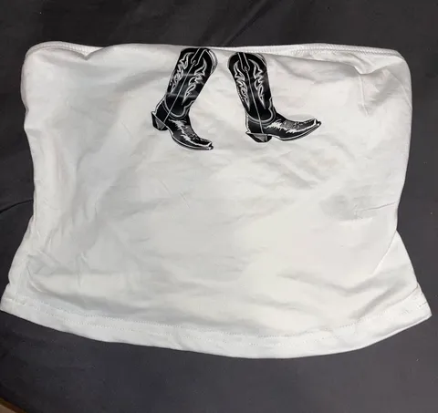 Cowgirl tube top SHEIN