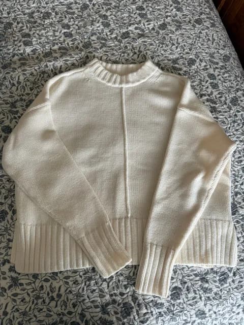 Cream Sweater A New Day
