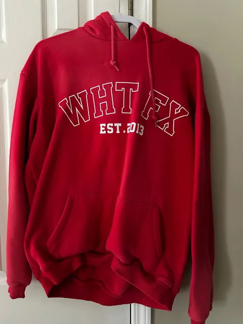 Red White Fox Hoodie