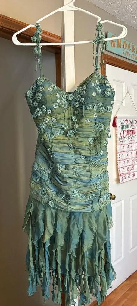 Sue Wong Silk Fairy Beaded Dress