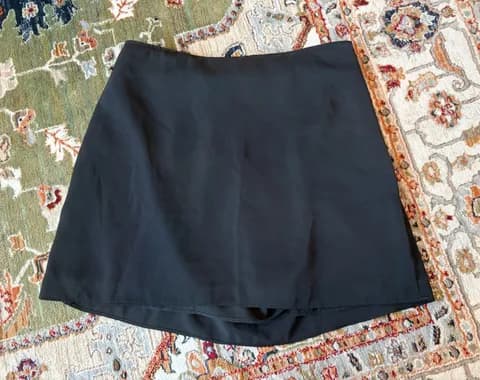 Abercrombie Black Mini Skort