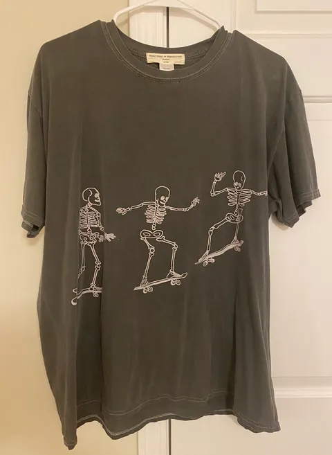 Project Social Skate Board Skeleton Tee