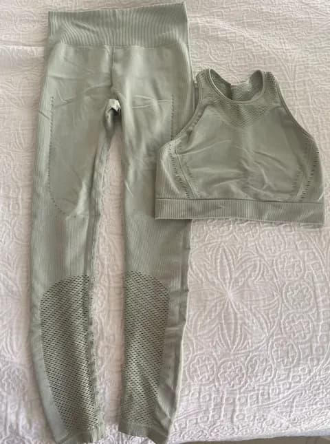 light green workout set
