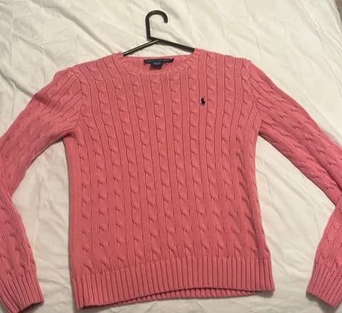 Pink Polo Sweater