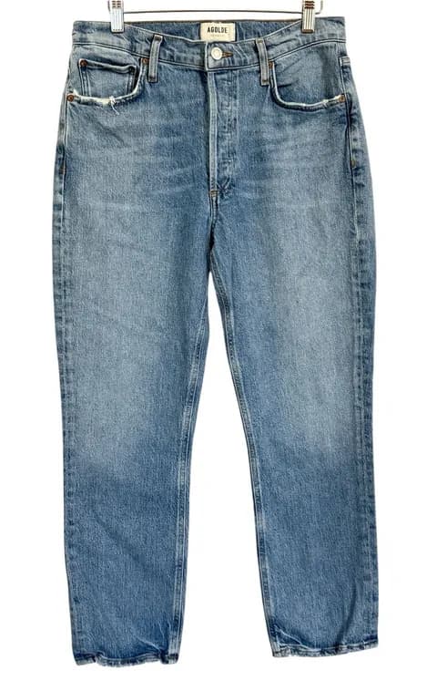 AGOLDE 90’s Pinch Waist Jeans Women’s Size 29 High Rise Straight Leg Button Fly