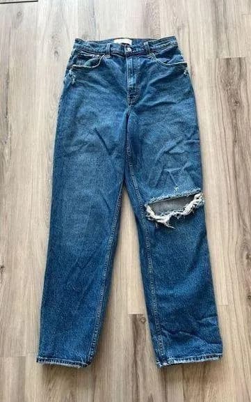 Abercrombie & Fitch 30/10 Curve Love The 90's Straight Ultra High Rise Jeans