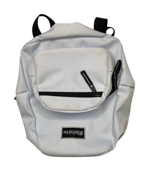 Vintage Limited Too Mini Backpack White Small Bag Kids School Travel Bookbag