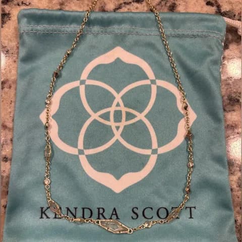 Kendra Scott Adjustable Gold Necklace