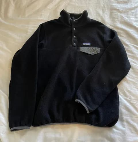 Synchilla Black Pullover