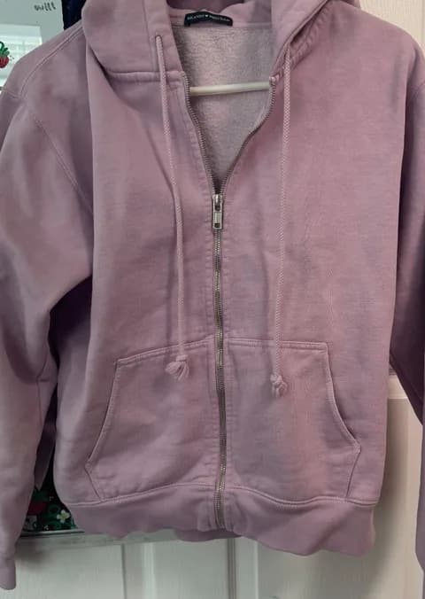 Brandy Melville Christy Hoodie Oversized Zip-Up