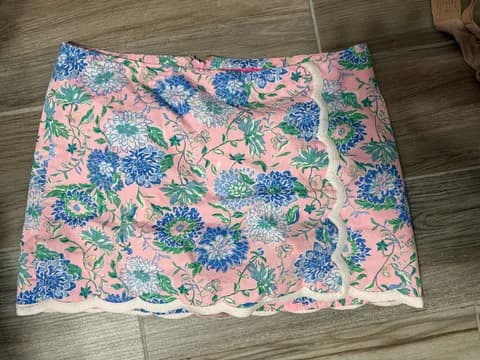 Lily Pulitzer Skirt Rumor Has it Pattern