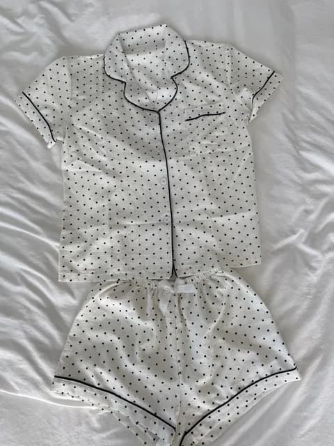 pajama set White