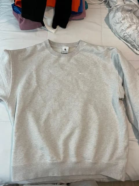 Gray Crew Neck Sweatshirt