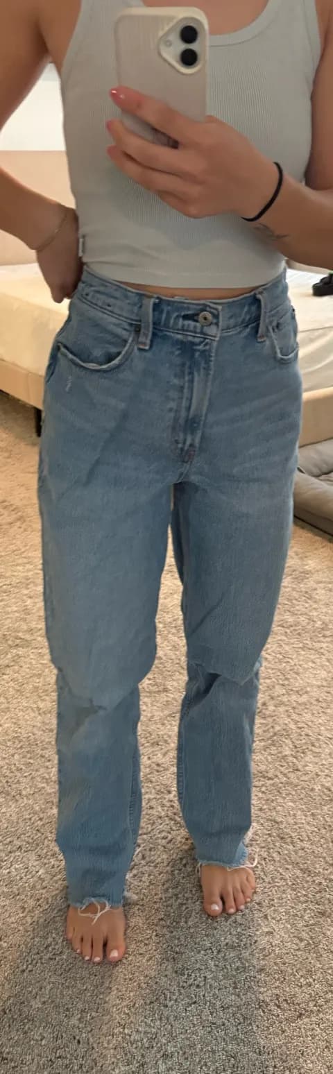 90s Straight Abercrombie Ultra High-Rise Curve Love