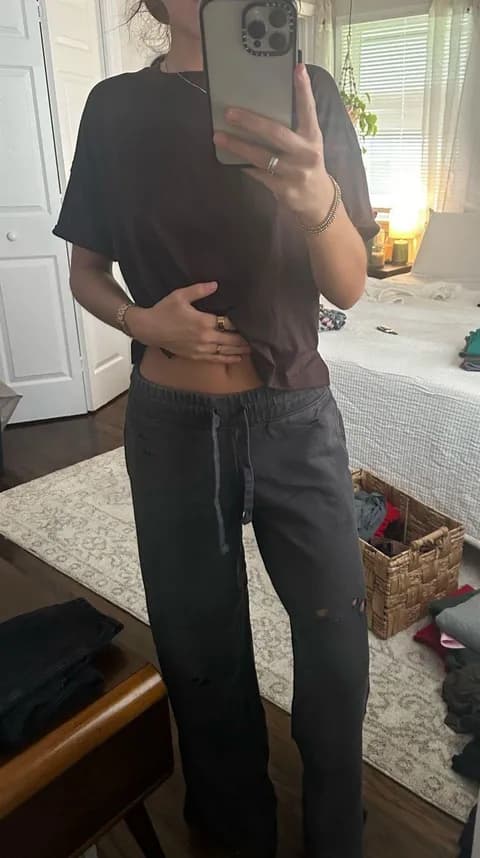 wide leg sweatpants
