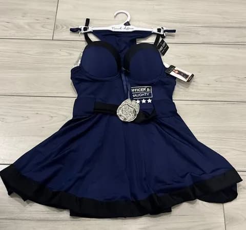 NWT French Affair Sexy Police Officer / Cop dress size small Comes with matchi