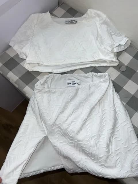 Princess Polly White Set Two-Piece