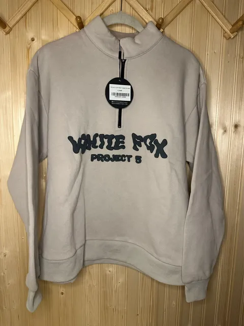 White Fox Boutique Half-Zip Sweatshirt