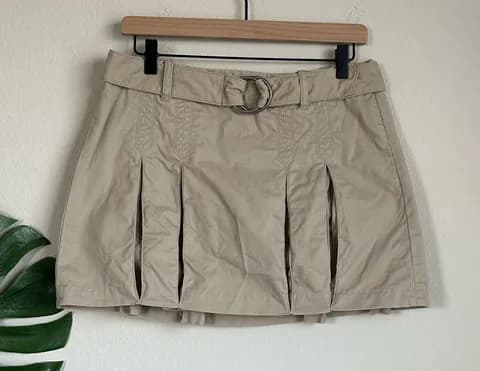 Vintage 90's Express Pleated Bubble Mini Skirt