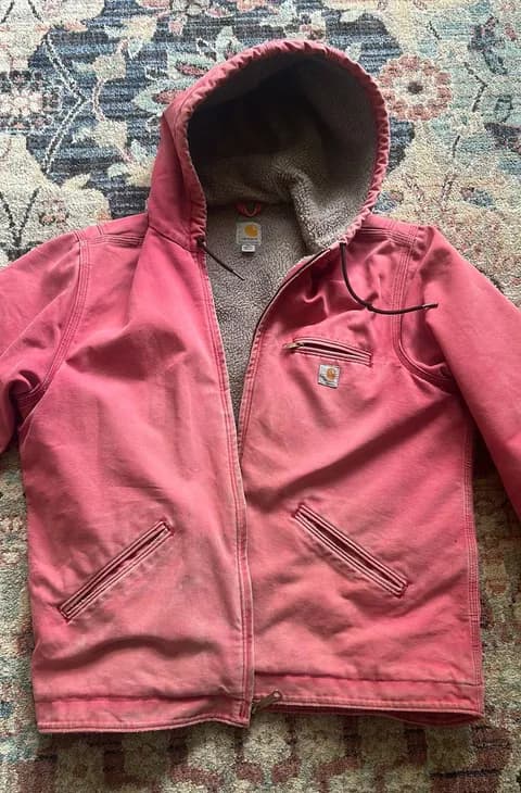 Pink carhartt coat