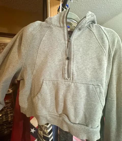 Grey Lululemon Scuba Hoodie