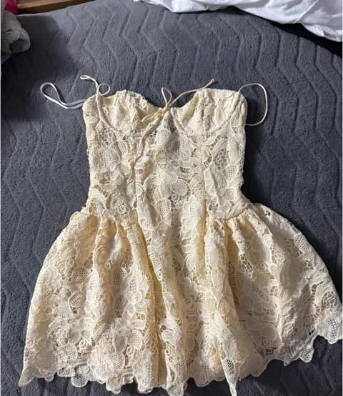 For Love & Lemons Dress Lace Mini