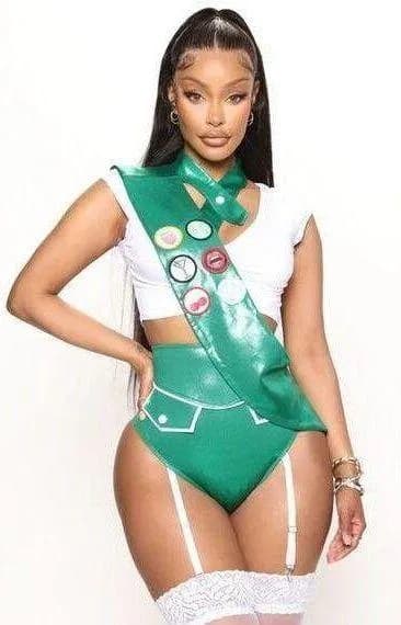 NEW Forplay Scout Me Out Sexy Girl Scout Costume Size Small